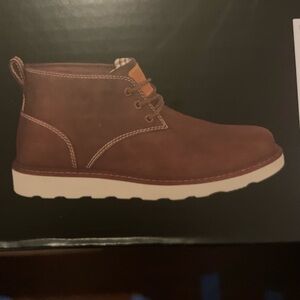 New Buffalo David Bitton Men's Metcalf Brown Chukka Boots Size 8.5